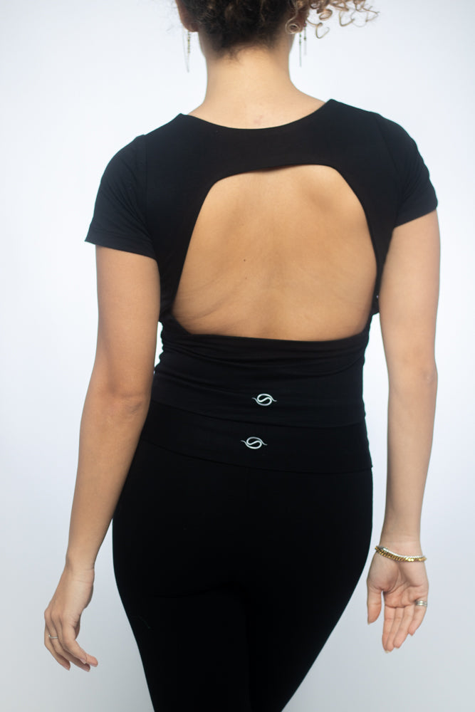 Charcoal Backless Top