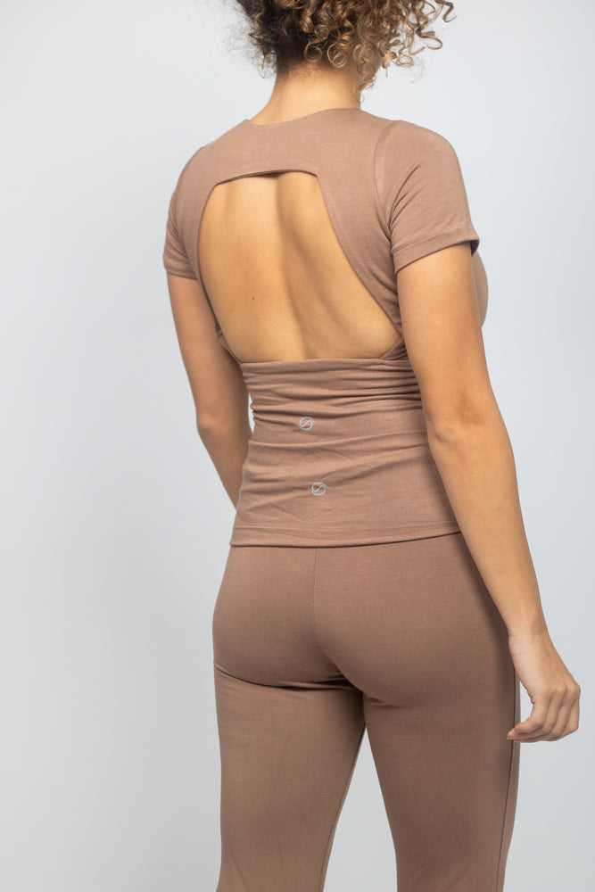 Sand Backless Top