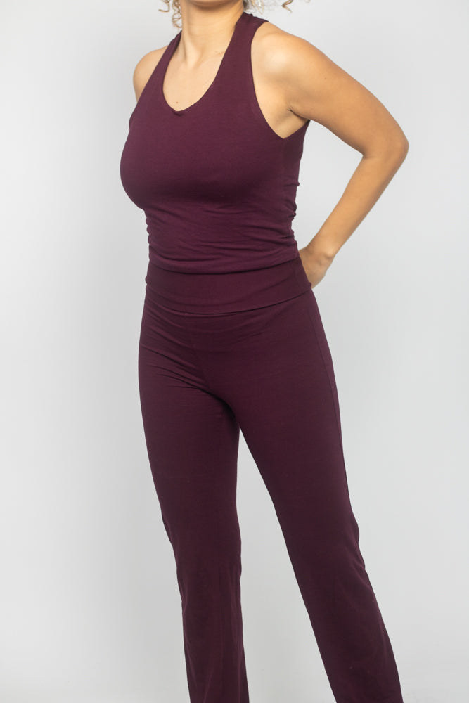 Grape Cross Back Top