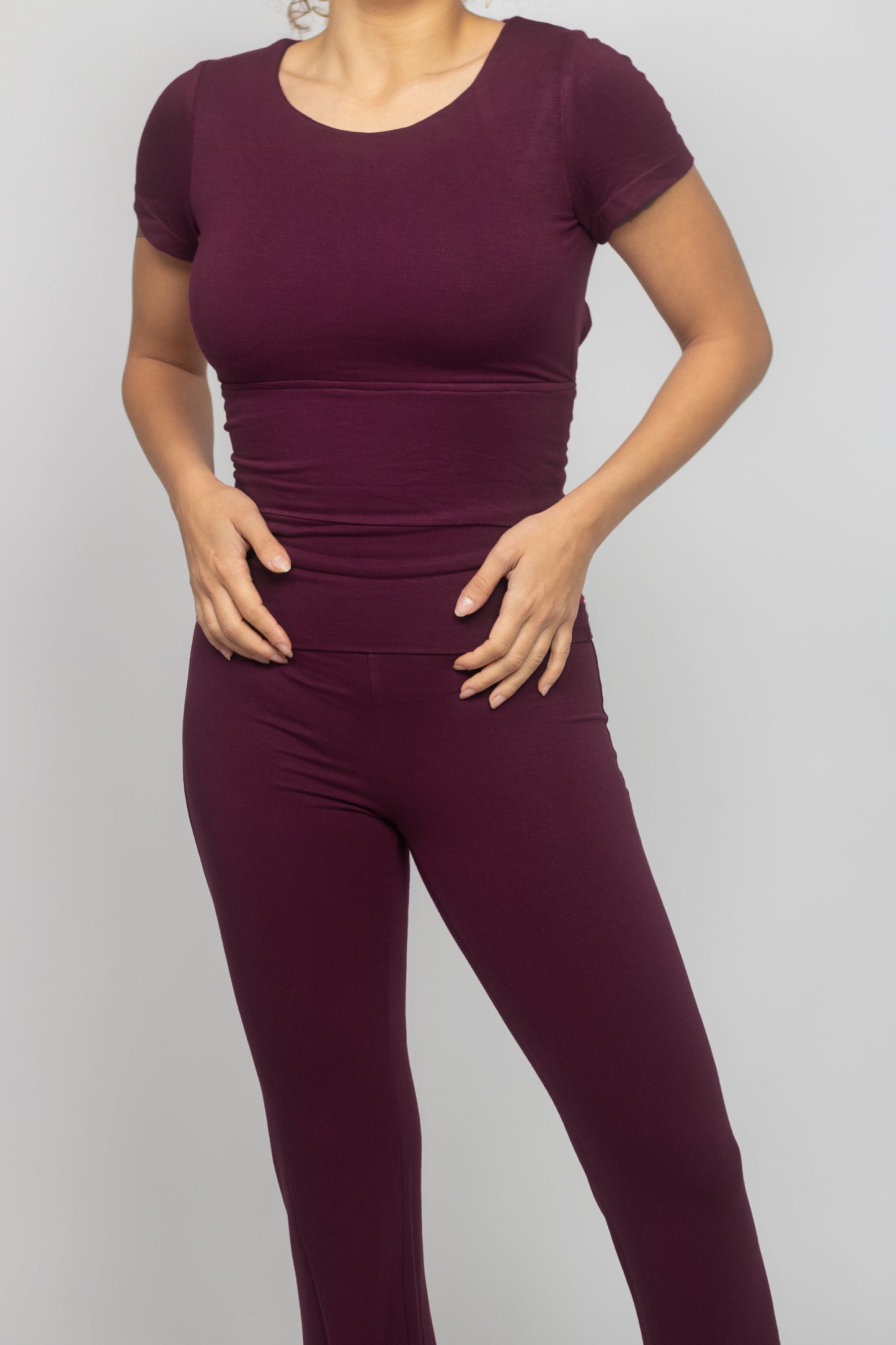 Grape Backless Top