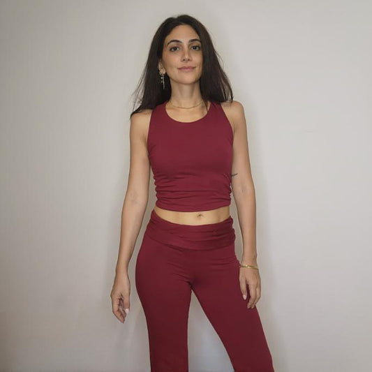 Hibiscus Cross Back Top