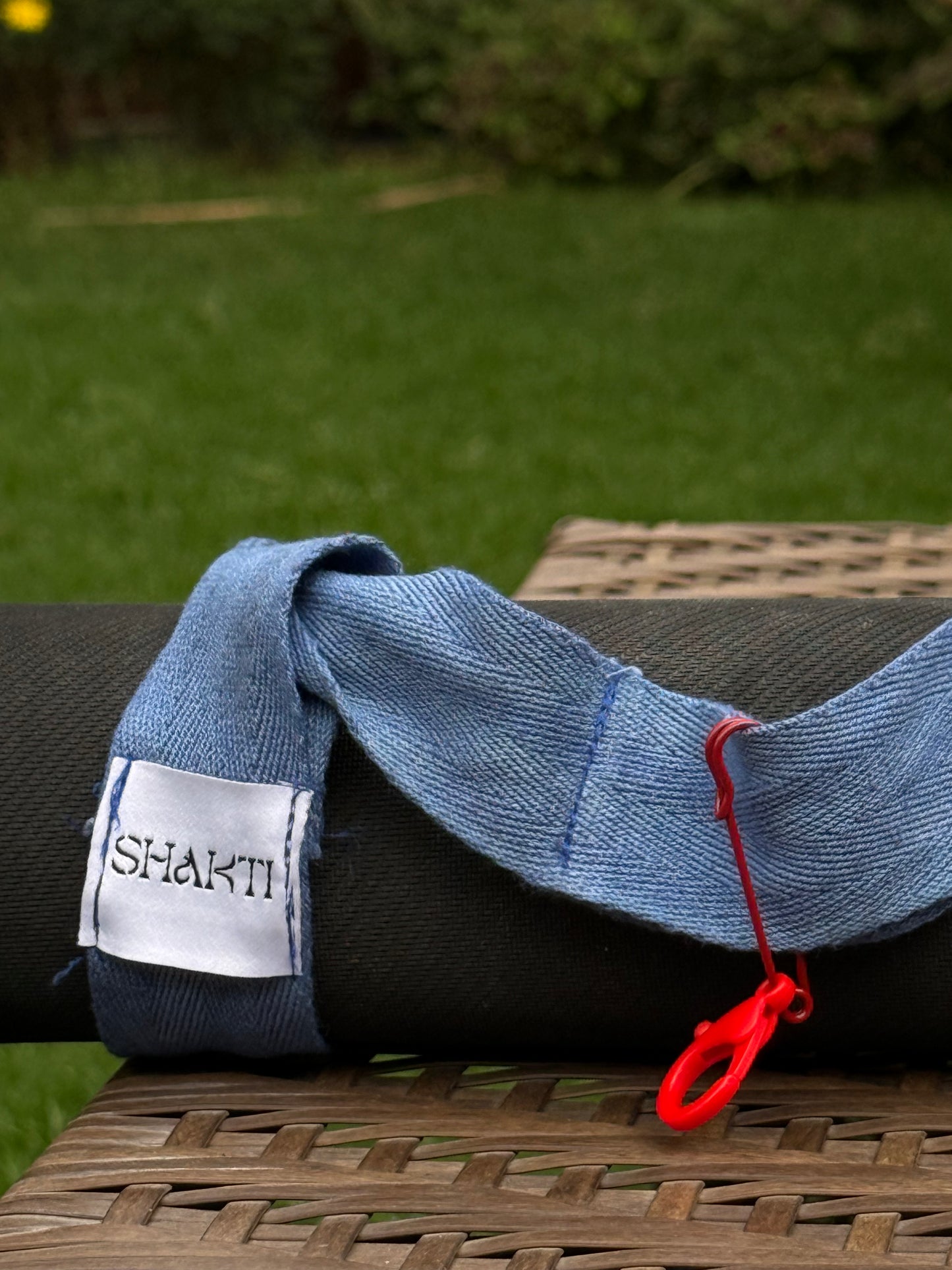 Blue Yoga Mat Strap