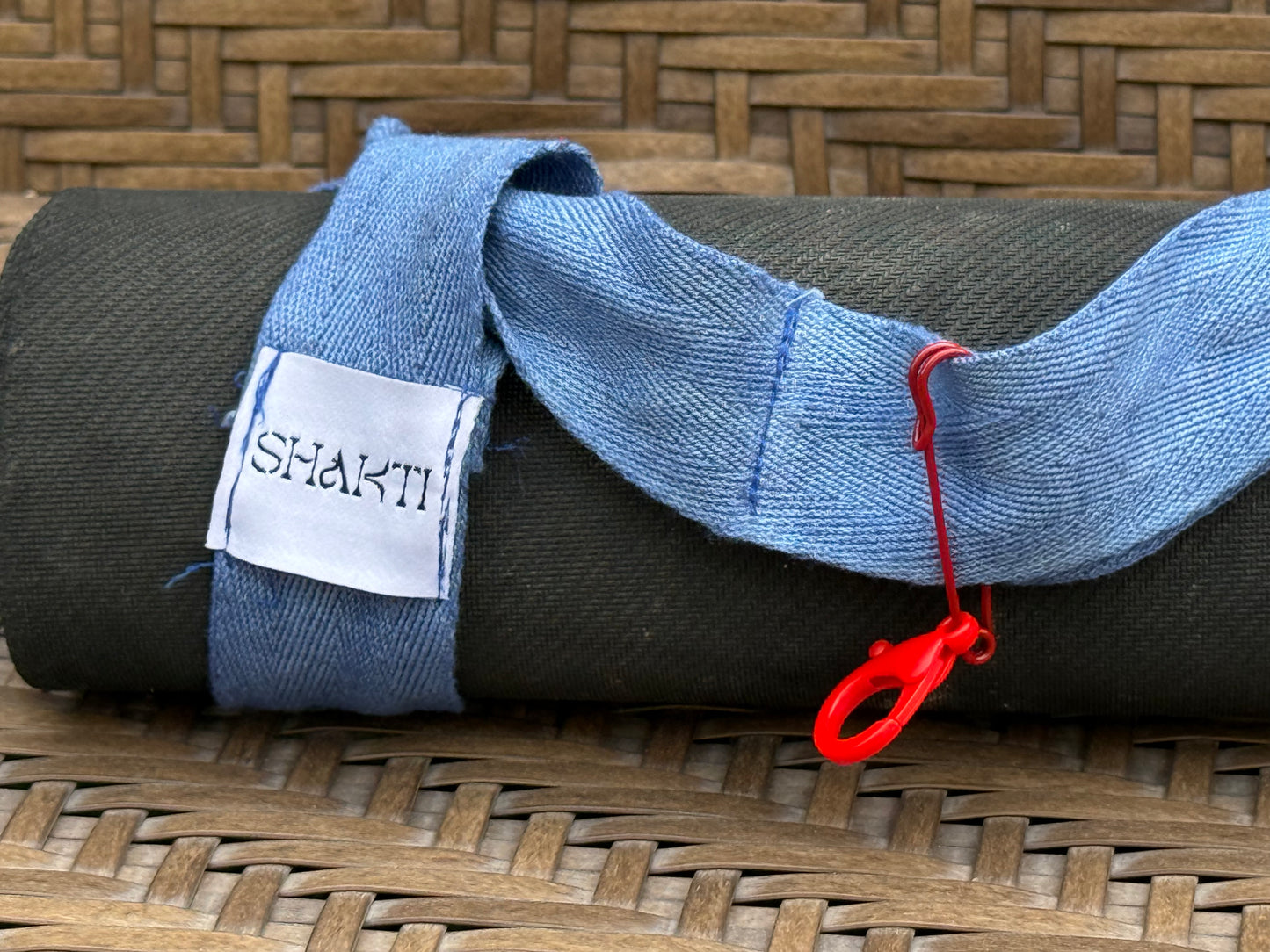 Blue Yoga Mat Strap