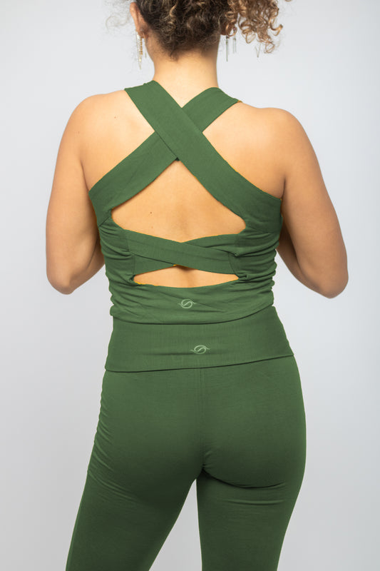 Cactus Cross Back Top