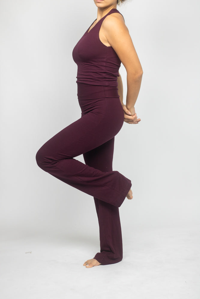 Grape Flare Pants