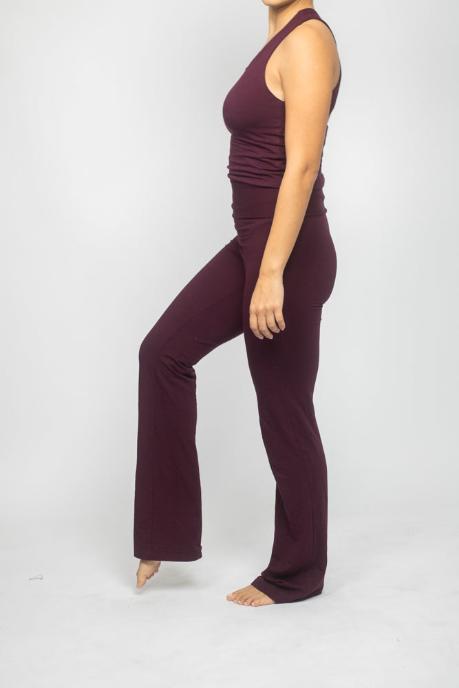 Grape Flare Pants